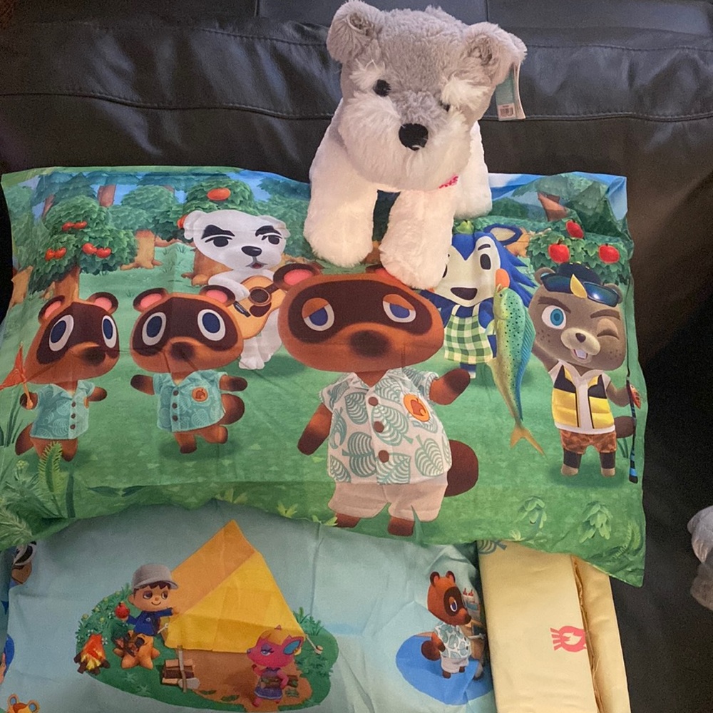 New
Horizons
Welcome
Animal Crossing Happy Campers  3-Piece Twin Sheet Set NWT